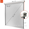 Matte white motorized Electric Projection screen